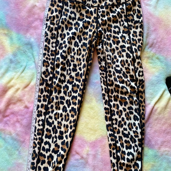 Leopard print workout pants-high waist - Picture 5 of 7